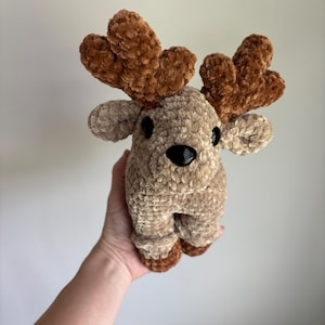 Deer plushie, Crochet Deer, Deer Toy, Deer Stuffed Animal,  Crochet Animal, Amigurumi Deer, Baby Shower Gift, Woodland Theme