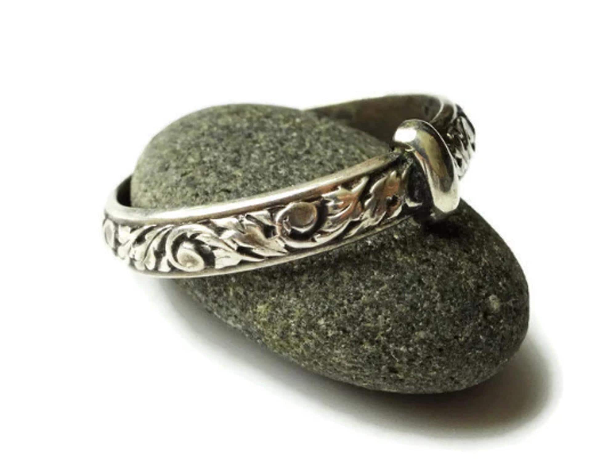 Anello Cardo – Fede Nuziale Claire Fraser – Ispirato A Outlander – Fatto A Mano