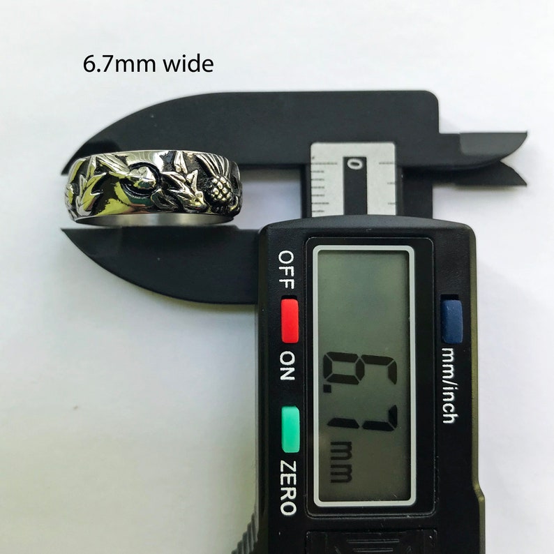 Thistle & Knot Bathtub Band © Filigree Wedding Ring Etsy