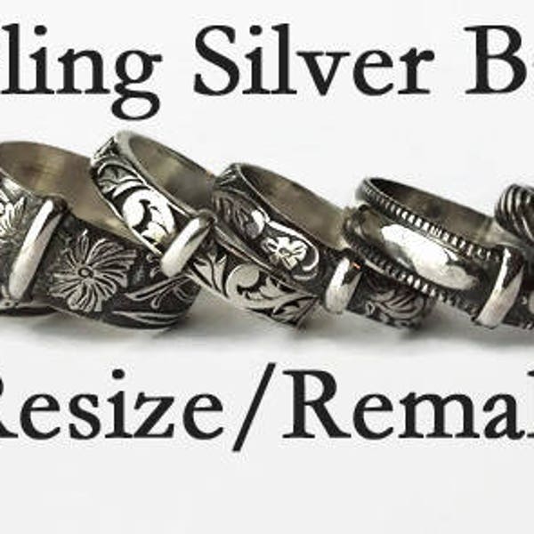 Sterling Silver Band Resize/Remake