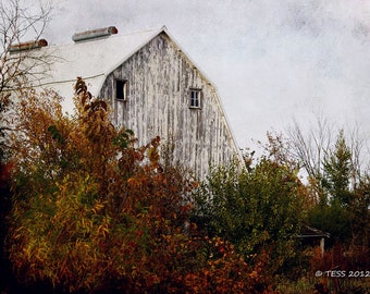 Photography - Autumn Barn Photo - Iowa Barns - Old Barn Photo Barn Photo - Barn Photography - Iowa Photography - Photography Prints