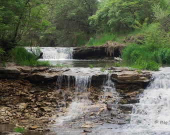 Waterfall Photography - Waterfall Print - Landscape Photography - Nature Photography -  Photography Prints