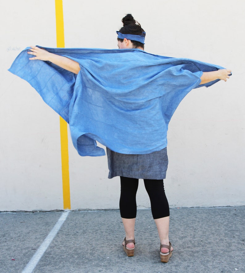 shawl with arm slits