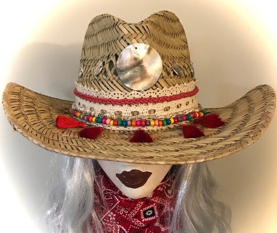 Cowboy Style Ibiza Beach Sun Hat 