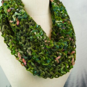 Garden Blooms Lacy Cowl - Hand-knit Baby Alpaca