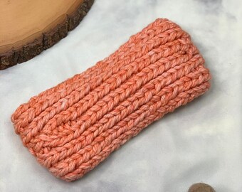 Just Peachy Merino Wool Headband Ear Warmer