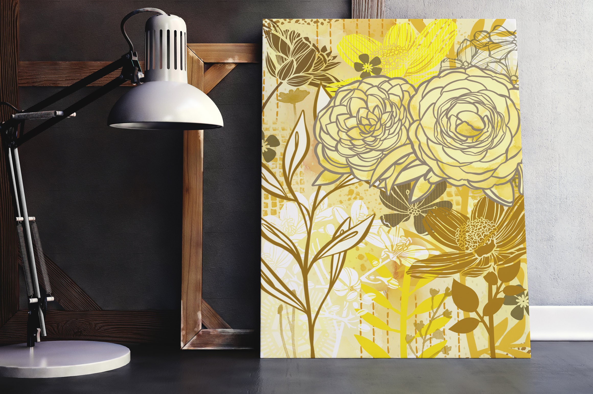 Volume 41 – Line Art Flowers 7, Procreate Watercolor Brushes & Stamps ...