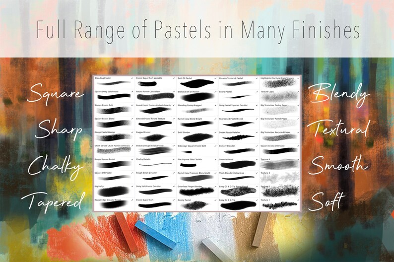 Volume Pastel Volume 52 – Massive Pastel Procreate Brushes & Textures Bundle, Digital ...