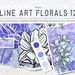 see more listings in the Floral Brushes & Stamps section