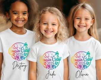 Cousin Crew 2025 Regenbogen T-Shirt
