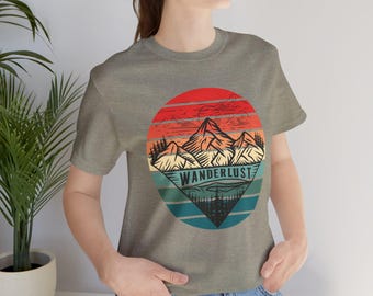 Wanderlust T-Shirt, Adventure Seeker Graphic Tee