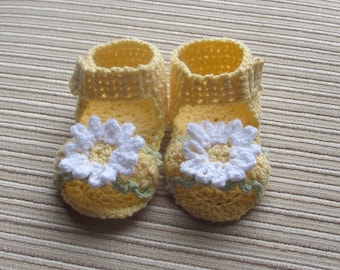 Instant Download Crochet Pattern #102 Baby Girl Sandals 3-6 Months