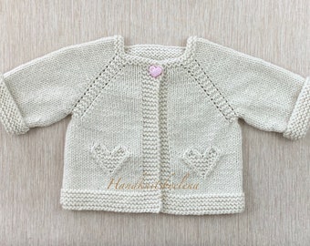 Knitting Pattern Instant Download #329 Baby Cardigan With
