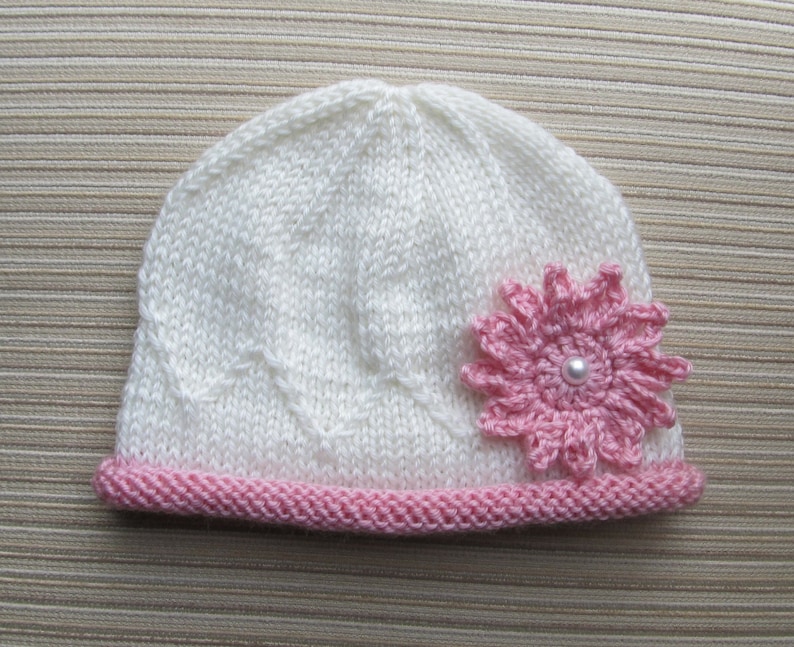 Knitting Pattern Hat Masha for a Baby Girl 0-3 3-6 and 12-18 - Etsy