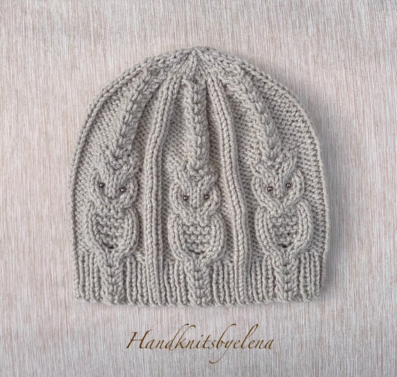 The Fia Beanie Knitting Pattern Instant PDF Digital Download Knit Knits  Knitted Winter Hat Maker Light Bulky Yarn Cap 