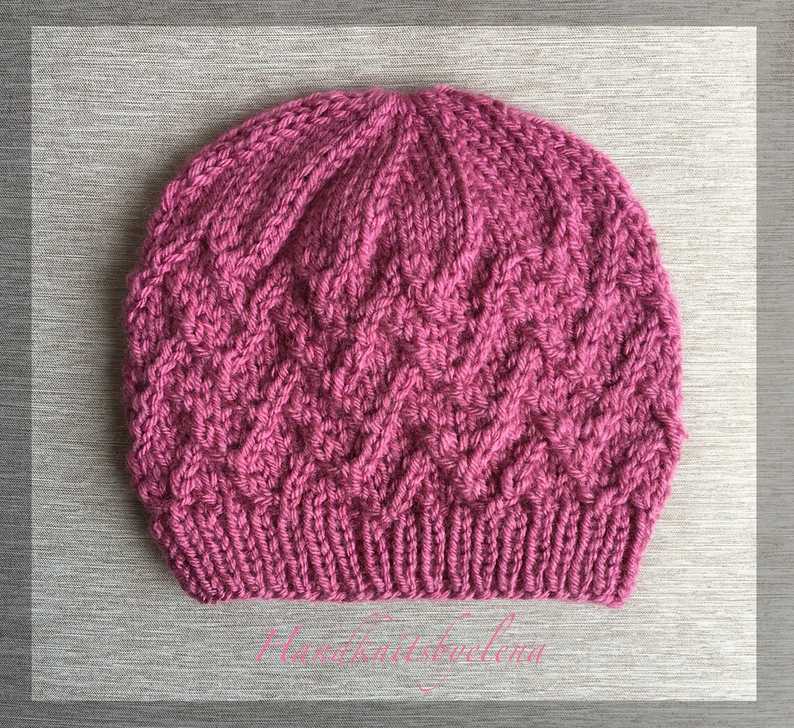 Instant Download 232 Knitting Pattern Hat erika | Etsy