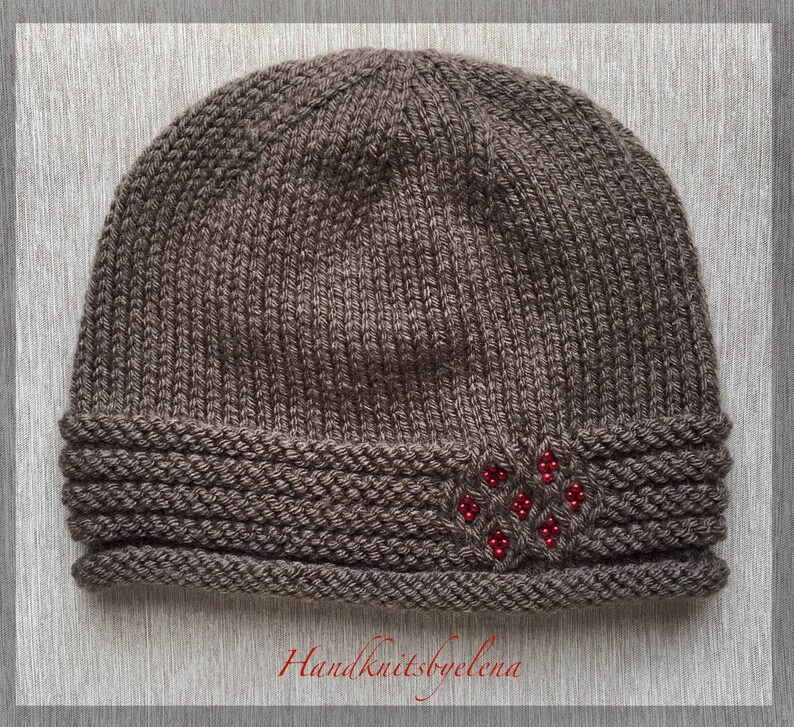 Instant Download Knitting Pattern Hat Juliana in Sizes 2-4 Years and Adult #237