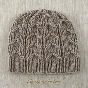 Knitting Pattern Instant Download #348 Hat "Willa" in Sizes 0-3, 6-12 Months, 2 years +, Child/Adult, Seamless, Medium Worsted/Aran Yarn