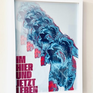 Grußkarte / Poster "PSYCHEDELIC". Geschenk / Postkarte / Geburtstagskarte  – Glückwunschkarte, kleines Dankeschön, besondere Grußkarte
