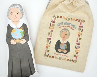 Sew Your Own Maria Montessori Doll Kit