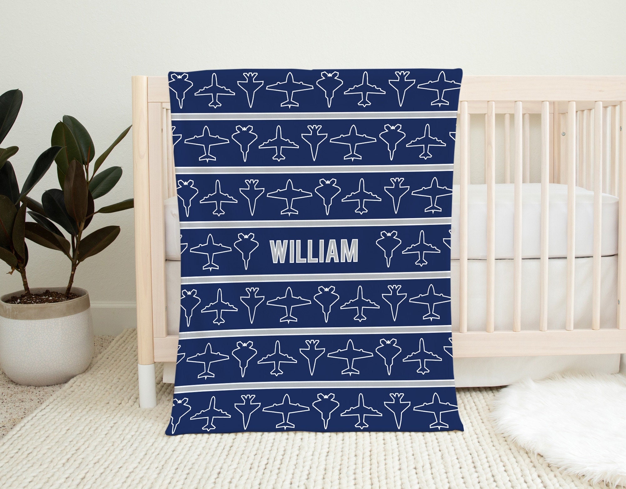 Fighter Jet Blanket Etsy