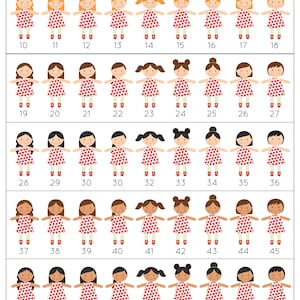 Custom Doll Cut and Sew Panel, Custom Doll Fabric Panel, Doll Fabric Pattern, Apple Dress Doll Sewing Pattern, DIY Doll image 2