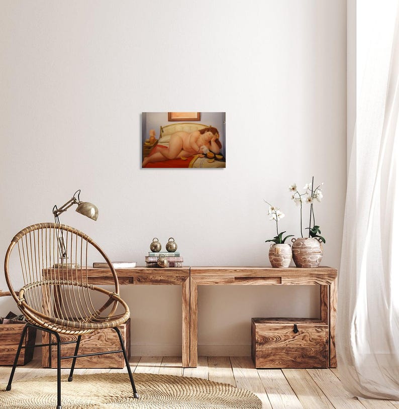 Fernando Botero Schilderij Kunst Canvas Print Wandkunst Voor Huisdecoratie Nieuwe Reproductie GEEN LIJST. afbeelding 2