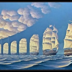 Rob Gonsalves Druck, Wandkunst für die Inneneinrichtung, neue Reproduktion, OHNE RAHMEN.