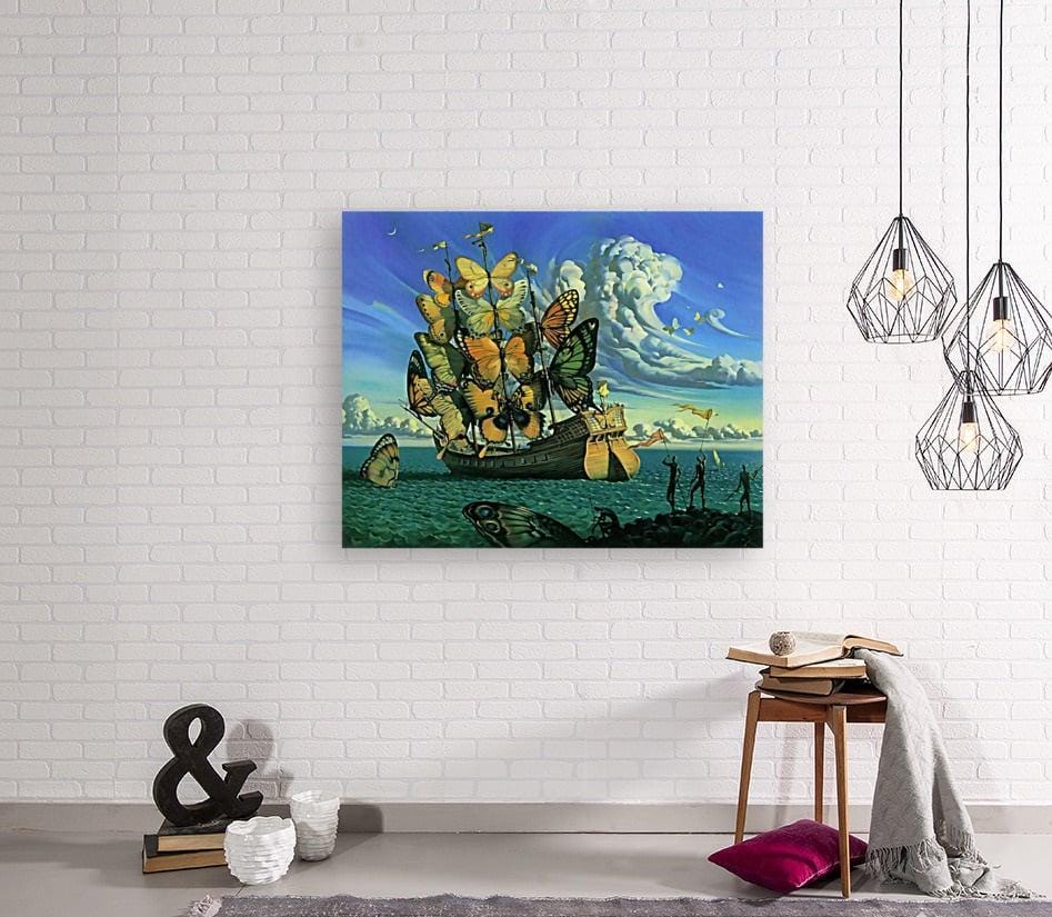 Salvador Dali Ship With Butterfly Sails Print Wall Art for Home Decor ...