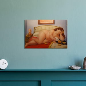 Fernando Botero Schilderij Kunst Canvas Print Wandkunst Voor Huisdecoratie Nieuwe Reproductie GEEN LIJST. afbeelding 3