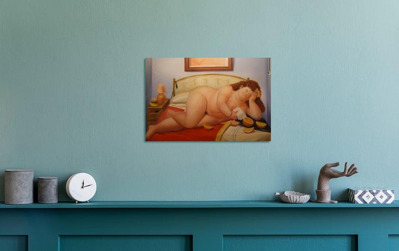 Fernando Botero Schilderij Kunst Canvas Print Wandkunst Voor Huisdecoratie Nieuwe Reproductie GEEN LIJST. afbeelding 3