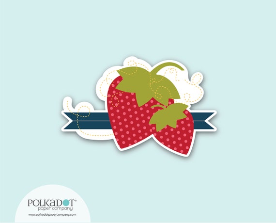 Strawberry Vinyl Sticker, Strawberries sticker, Laptop Sticker, Tumbler Sticker, Stickerhappy, Sticker Collector, Berry Sticker, Waterproof Il_570xn