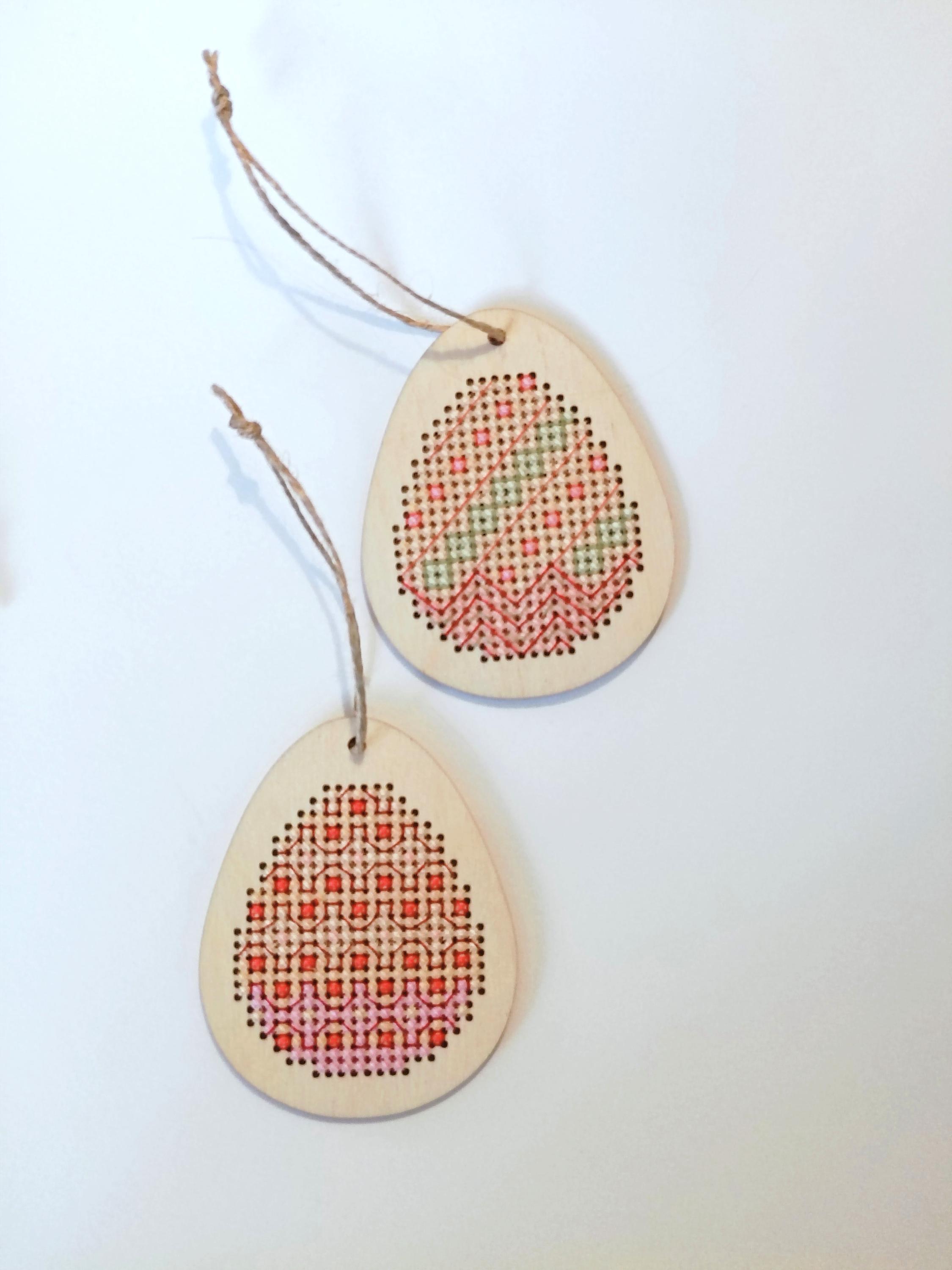 Cute Easter Eggs Cross Stitch PATTERN for Beginner - Set of 6 Easter ...