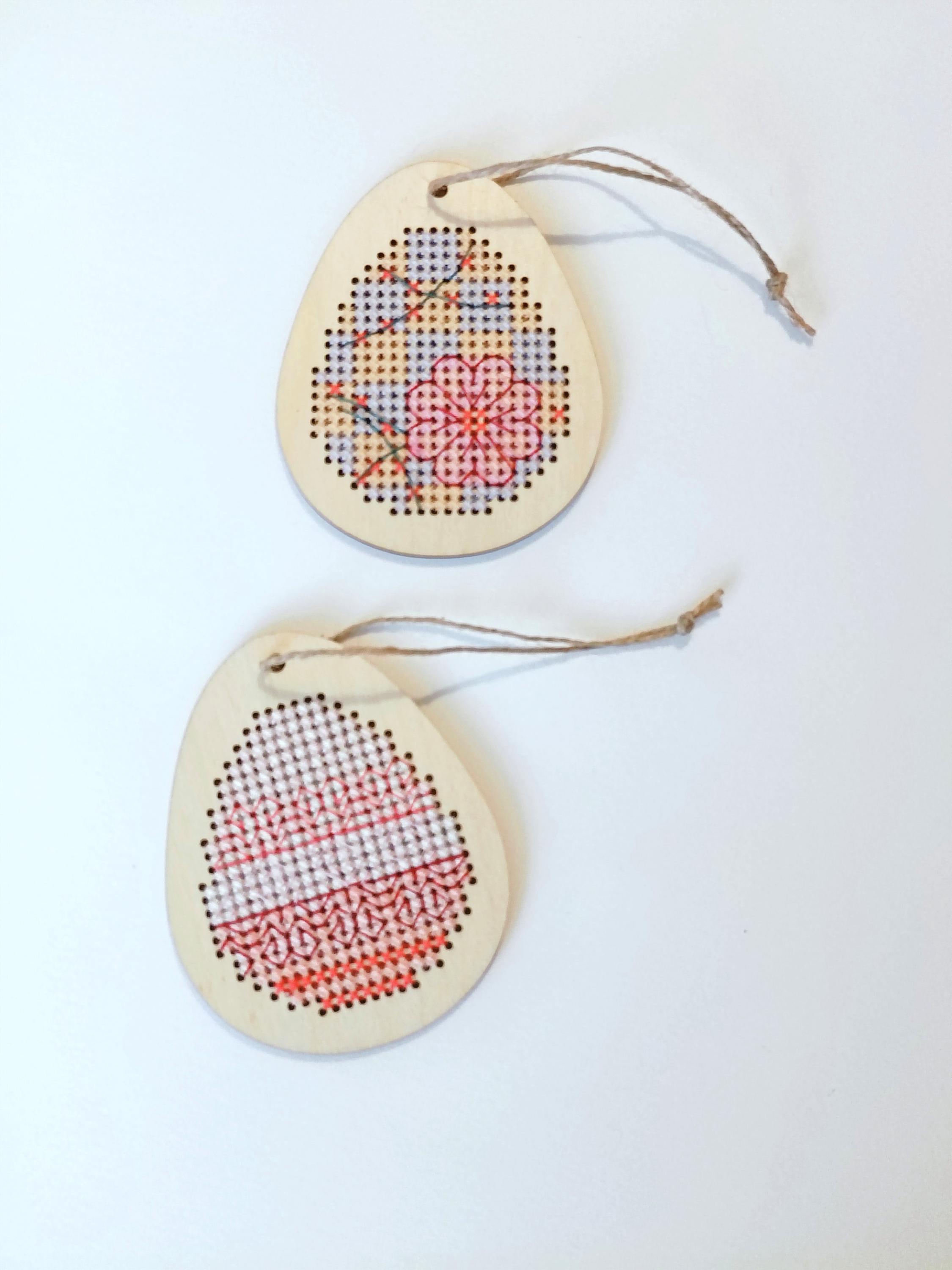 Cute Easter Eggs Cross Stitch PATTERN for Beginner - Set of 6 Easter ...