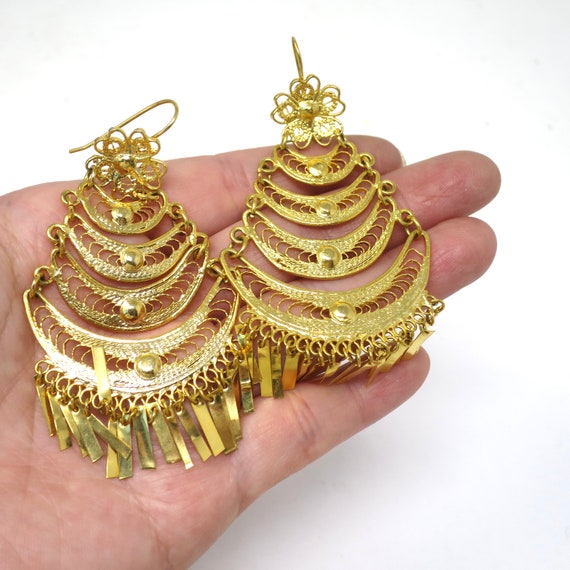 Buy Mexican Artisanal Earrings. Handmade Filigree Earrings. Peacock Mexican  Earrings. Mexican Wedding Jewelry. Traditional Mexican Jewelry. Online in  India - Etsy