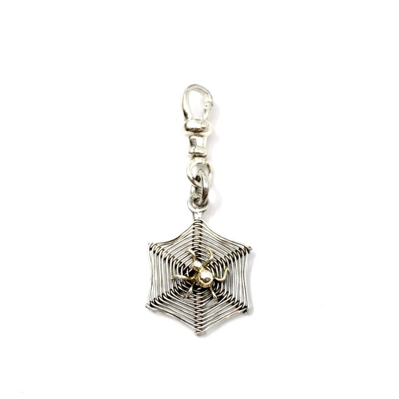 Vintage Sterling Silver Charlotte's Web Arachnid S
