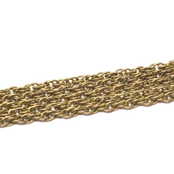 Vintage 1980s 9ct 9k Rope Chain Hallmarked 375 Ne… - image 6