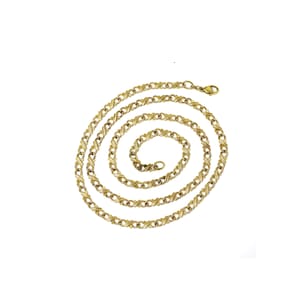 Vintage CAREGI 14k Gold Plated or Gold Filled Fancy Link Long Layering Necklace