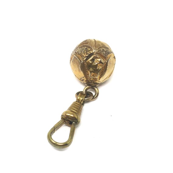 Antique Victorian Chased 14k Rose Gold Filled Bal… - image 3