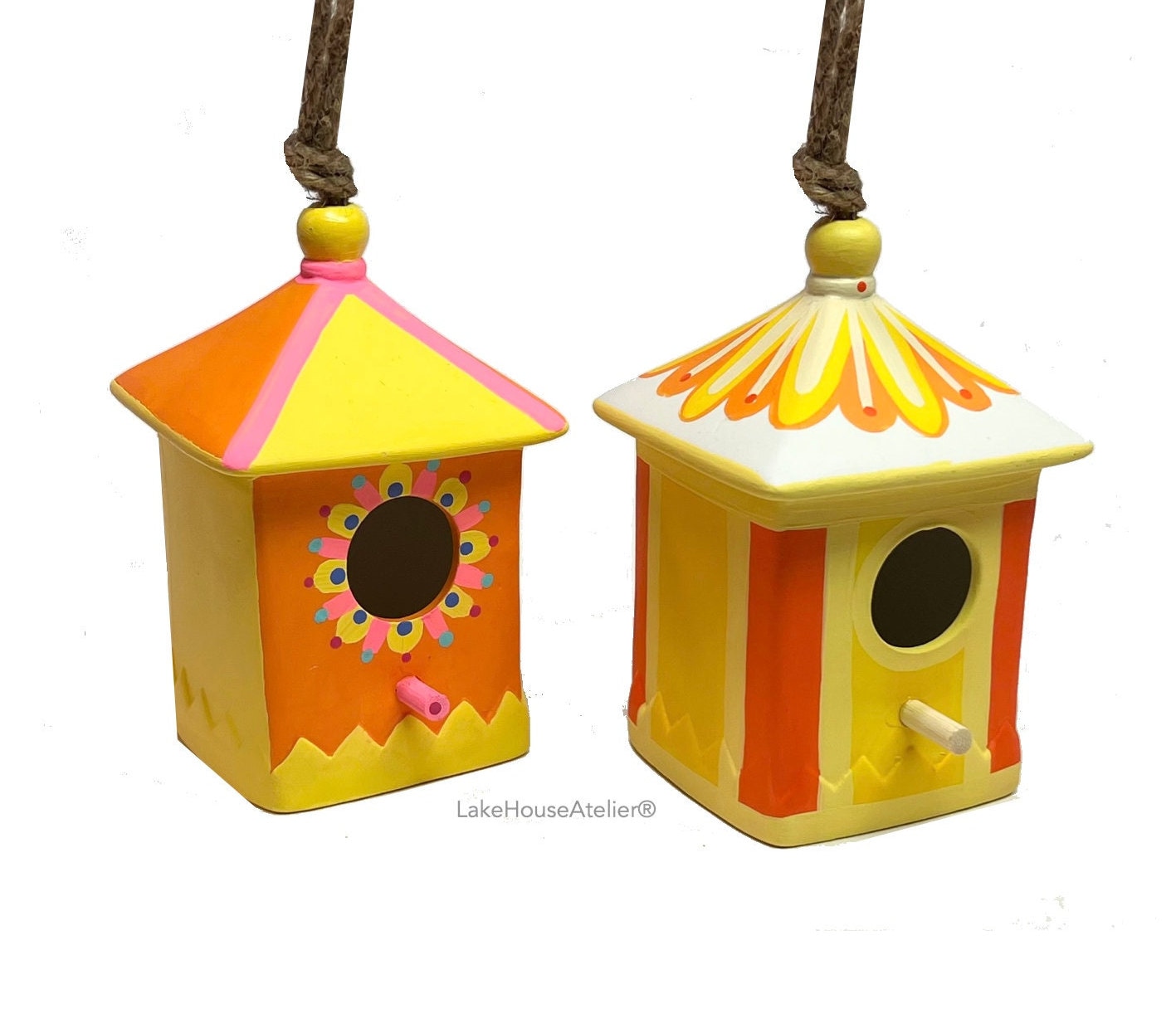 Paint Your Own Useful Ceramic Keepsake Out-House Birdhouse in-Bird 