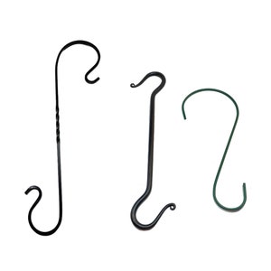 Ganci grandi assortiti per casette per uccelli, mangiatoie per uccelli, fioriere sospese, decorazioni da giardino e molto altro.