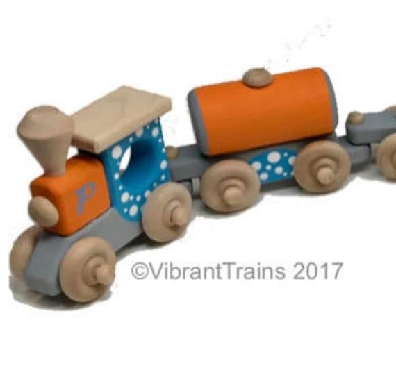wooden toy trains for toddlers