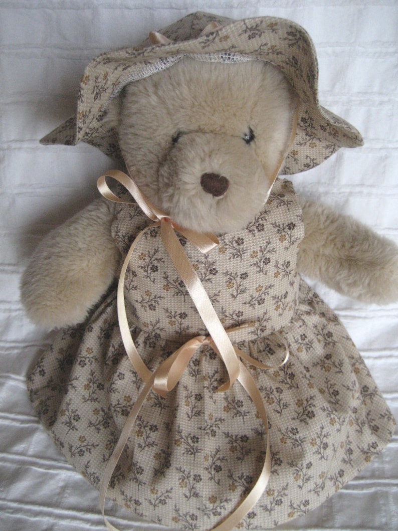Dallas Dress and Hat Teddy Bear Clothes