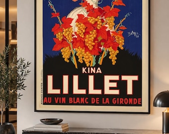 Affiche originale de Lillet par Robys (Robert Wolff) - 1937