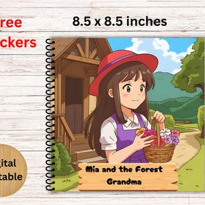 Printable Kids Storybook | Free Stickers, Digital Download Story Book for children | Bedtime Story | Read Aloud Book | Educational Printable