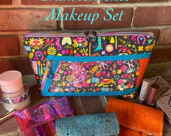 Transcendence Makeup Set PDF Sewing Pattern: Palette Bag & Lip Caddy (Digital Download)