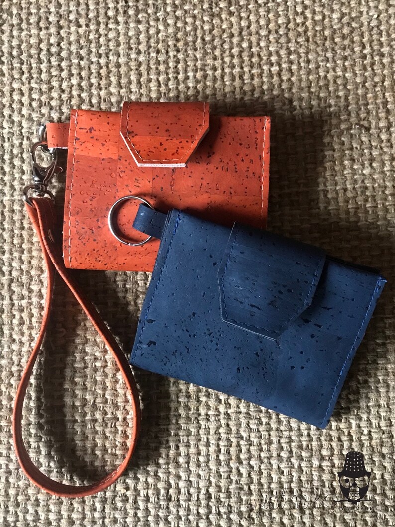 Key Fob Wallet Order Your Own in Cork or Vinyl Etsy