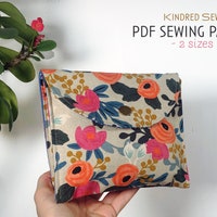 Snap Pouch Sewing Pattern – Easy DIY Gift With D-ring (PDF Pattern) - Etsy