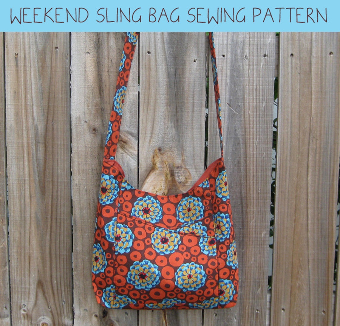 Weekend Sling Bag PDF Sewing Pattern Etsy