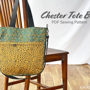 Chester Tote Bag PDF Sewing Pattern - Etsy
